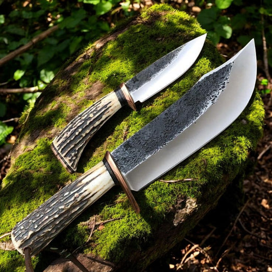 "The Stag & Doe Set" – Matched Hunting Knives For Every Field Need
