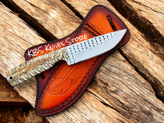 Western Cowboy Knife for Real Working Cowboys – 4.6" Razor-Sharp Blade