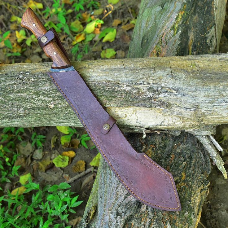 Side view of the 19-inch Trailblazer Knife, showing its sharp edge and durable construction.