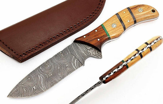 Damascus Hunting Knife