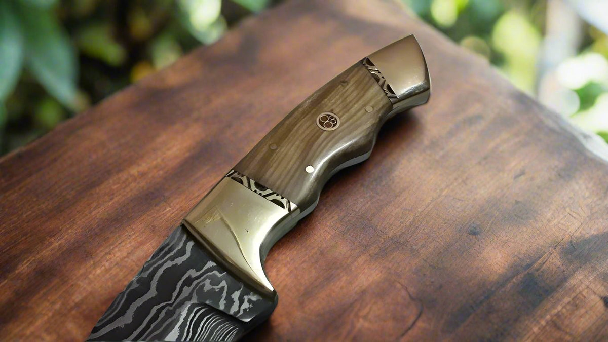 Deer knives - Custom Damascus Skinning Knife for Deer Hunters main image 1