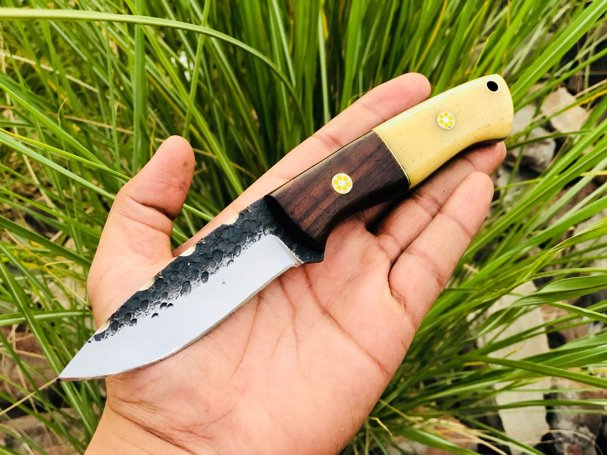 Custom Handmade 1095 Hammer Skinner Knife KBS Knives Store