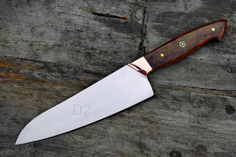 Handmade D2 Steel Kitchen Knife Set Beautifully Resin Epoxy -  Norway
