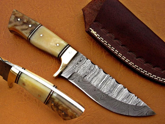 Damascus Hunting Knife