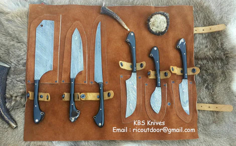 Complete deer processing kit with skinning and game cleaning tools