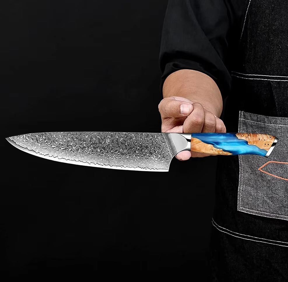 Premium Damascus Chef Knives – Crafted by KBS Knives Store