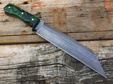 Viking Seax Knife with Full Tang 1095 Steel Blade and Epoxy Resin Handle