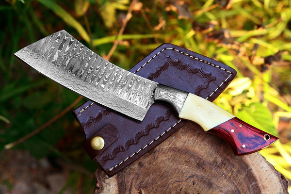 Custom Mini Cleaver  Knife making, Handcrafted knife, Diy knife