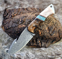 handmade guthook knife	