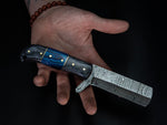Damascus Bull Cutter Knife – A Blade Forged for Strength and Precision