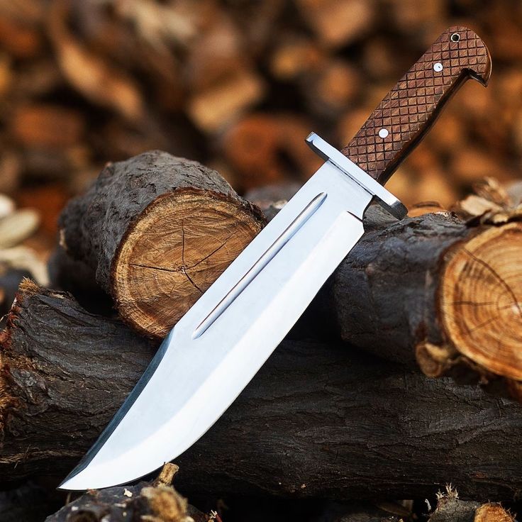 Collins & Co. Bowie Knife | 15.5" D2 Steel with Rosewood Handle