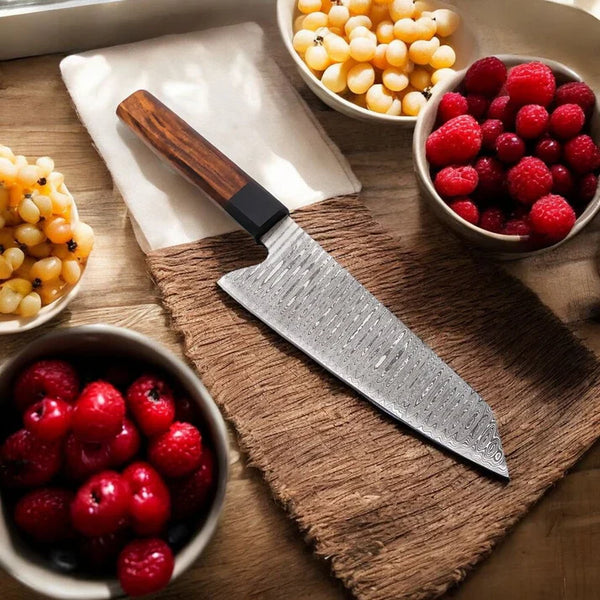 Damascus Santoku Knife - Precision and Elegance Combined