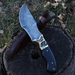 KBS Knives exclusive: Featherstrike Tracker Knife with buffalo horn and sheep horn handle.

