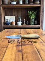 Frontier Blade – Cowboy belt knife with walnut handle & rasp steel blade

