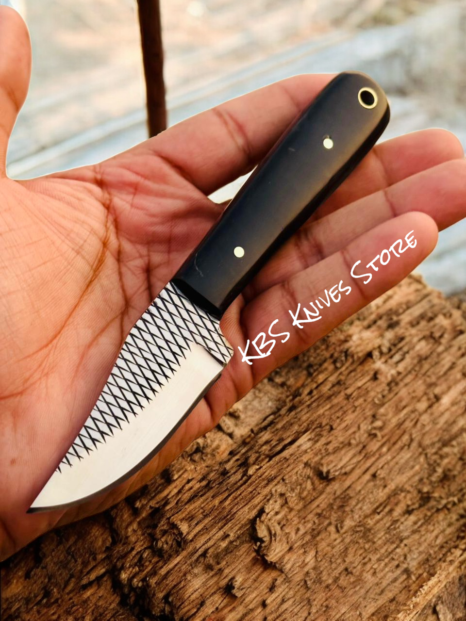 2.75" Knife for Horseback Riding Gear – Buffalo Horn Handle