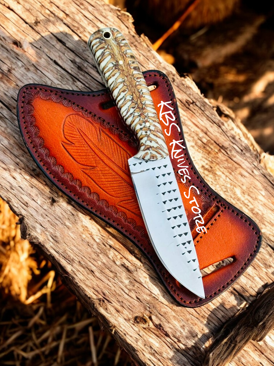 Western Cowboy Knife for Real Working Cowboys – 4.6" Razor-Sharp Blade