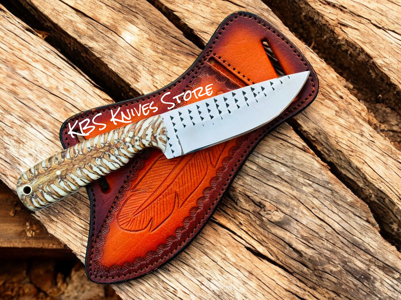 Western Cowboy Knife for Real Working Cowboys – 4.6" Razor-Sharp Blade