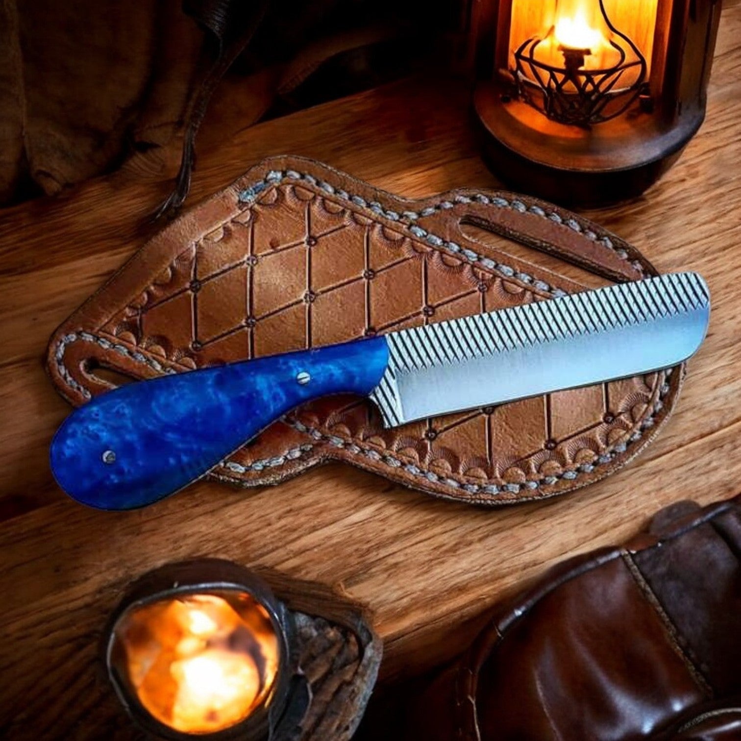Custom Handmade Bull Cutter Knife – 8.25