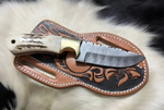 Cowboy Knife Sheath - A Frontier Masterpiece in Steel and Leather