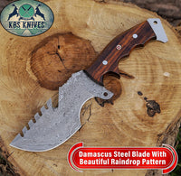 damascus tracker knife for sale