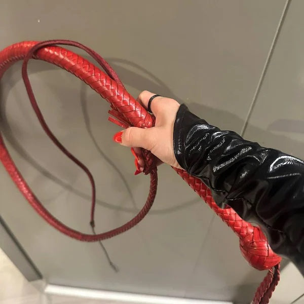 Leather whip