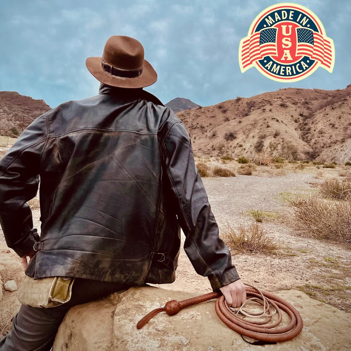 Load video: Leather Bull Whip