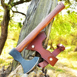 Custom Handmade Acid Washed High Carbon Steel Viking Tomahawk Axe