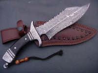 DAMASCUS HUNTER KNIFE