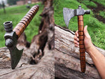 Smoke Pipe Damascus Tomahawk