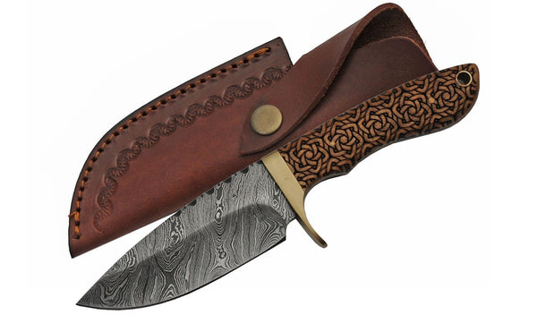 Damascus Steel Hunting Knife