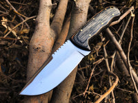 New Custom Handmade D2 Steel Hunting Skinning Knife