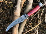 New Custom Handmade Damascus Steel Hunting Knife