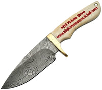 Full Tang Custom Hand Made Damascus Hunting Knife