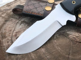 Full Tang Custom Handmade D2 Steel Hunting Camping Knife