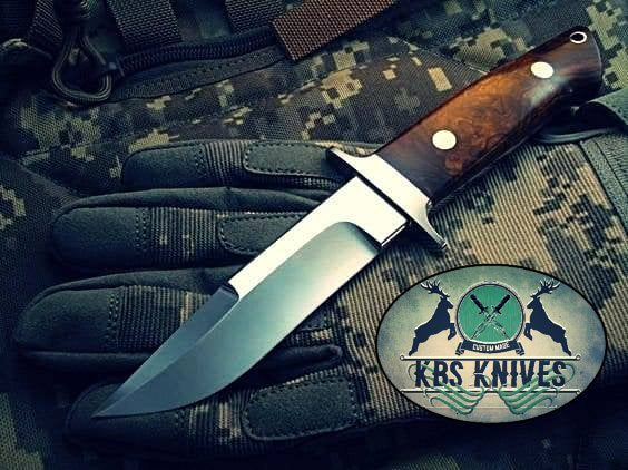 Full Tang Custom Handmade O1 Steel Hunting Knife