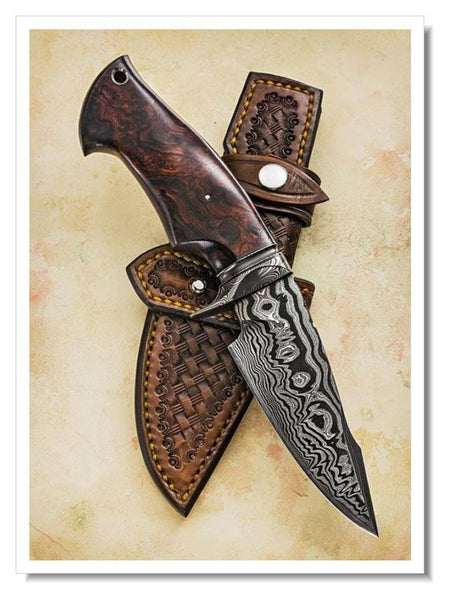 Damascus steel Hunting knife