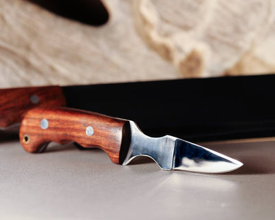 KBS Knives: Custom Handmade J2 Steel Hunting Set | 7-Piece Collection | Rosewood Handles

