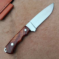 stainless steel handmade hunting/skinning knife