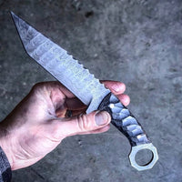 Damascus Tanto Blade Knife