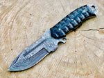 New Custom Handmade Damascus Steel Tactical Hunting Knife