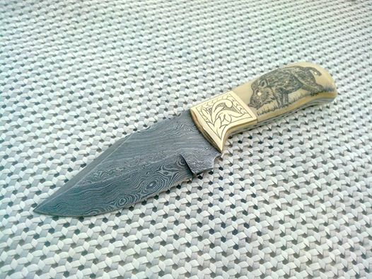 New Damascus Skinny Knife – KBS Knives Store