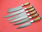damascus steel kitchen knives set