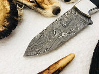 New Custom Handmade Damascus Steel Hunting Skinning EDC Knife