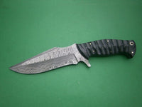 Full Tang Custom Handmade Damascus Steel Hunting/Skinning Knife