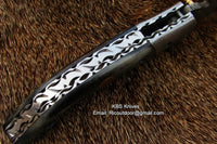 Hand Made Damascus Pocket Knife
