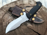 Full Tang Custom Handmade D2 Steel Hunting Camping Knife