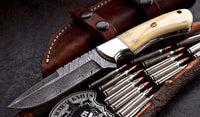 Damascus steel Hunting/skinn knife
