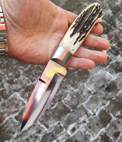Full Tang Custom Handmade D2 Steel Hunting Knife