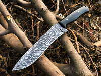 New Custom Handmade Damascus Steel Hunting Knife