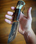 Handmade O1 Tool Steel Forged Blade Hunting Knife